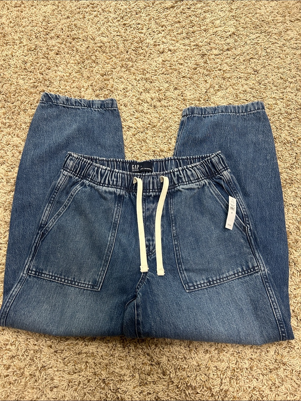 GAP Women’s barrel jeans with Drawstring